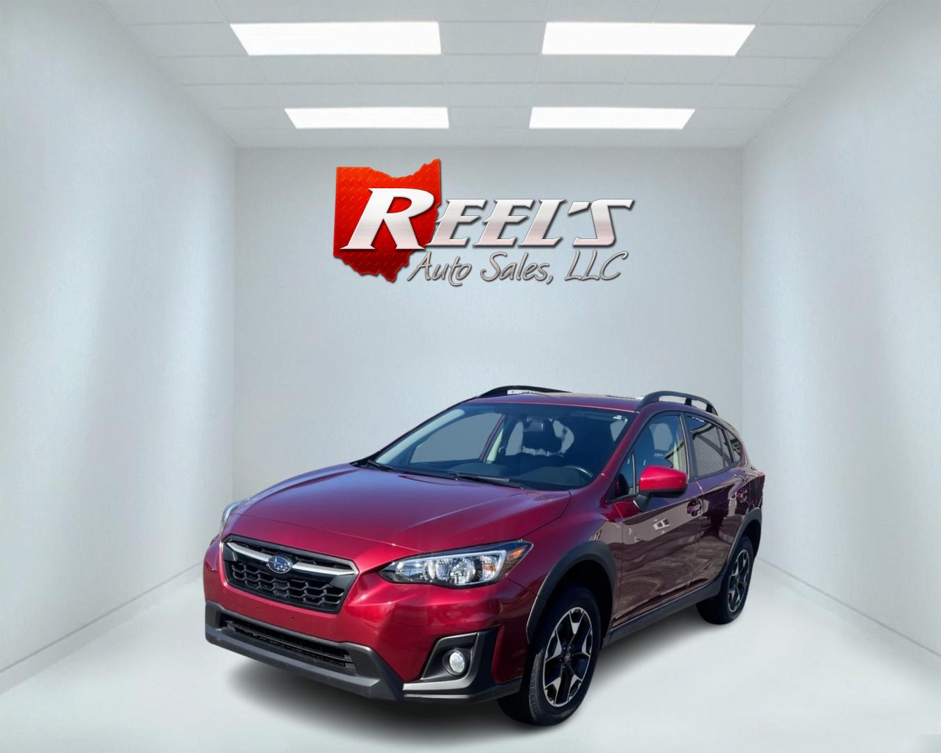 2019 Red /Black Subaru Crosstrek 2.0i Premium CVT (JF2GTACC8KH) with an 2.0L I4 DOHC 16V engine, Automatic transmission, located at 547 E. Main St., Orwell, OH, 44076, (440) 437-5893, 41.535435, -80.847855 - Photo#0